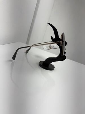 Fossil Square Sunglasses - black/silver (FOS/004)