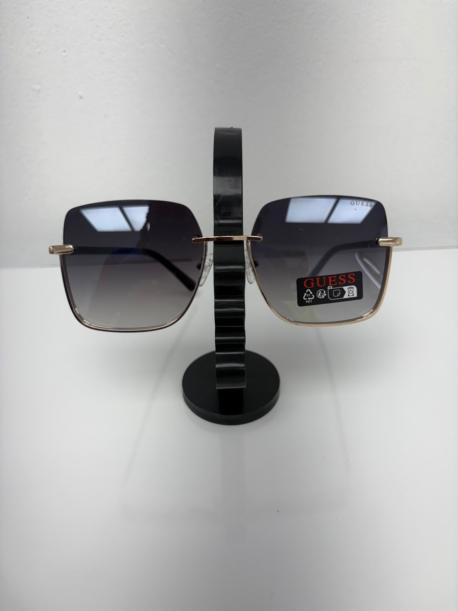 Guess Half-rim Sunglasses - black/gold (GUE/008)