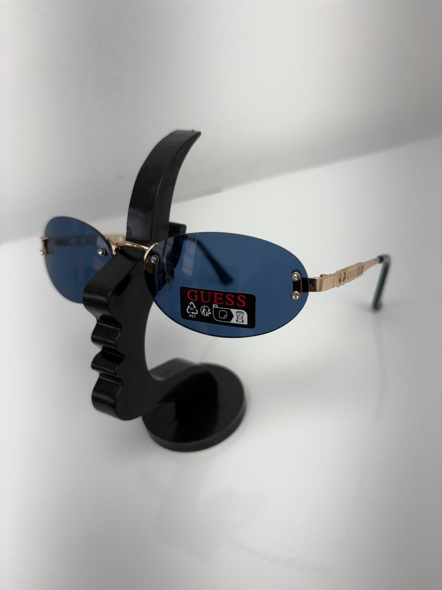 Guess Oval Sunglasses - blue/gold (GUE/011)