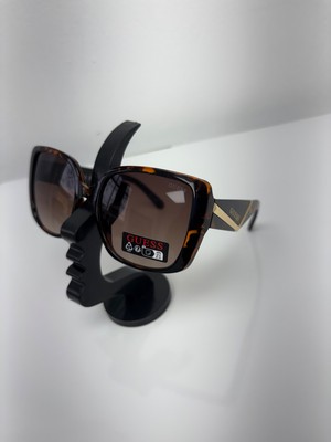 Guess Square Leopard Sunglasses - dark brown (GUE/015)