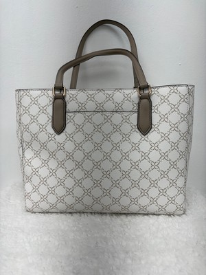 Nine West (Keifer) Satchel with pouch - white/pumice