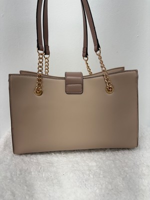 Guess (Arwen) Satchel with clasp - blush pink