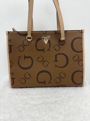 Guess (Jackie) Tote - cocoa/beige