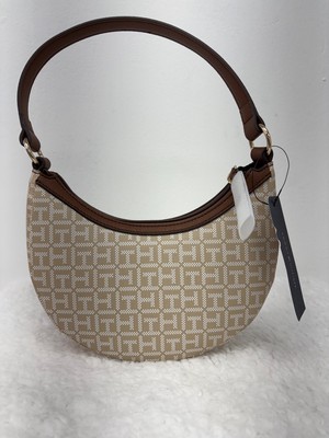Tommy Hilfiger Shoulder Bag (small) - fawn/logo