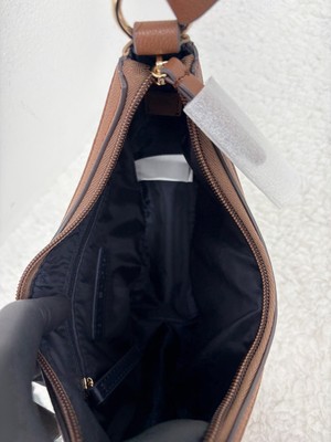 Tommy Hilfiger Shoulder Bag (small) - fawn/logo