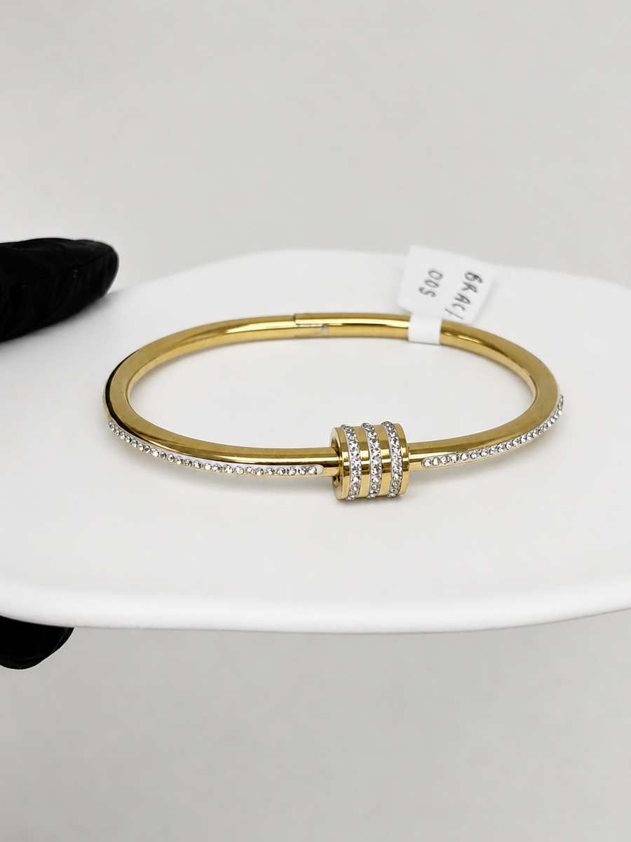 Cubic & Knot Bracelet - gold (BRAC/005)
