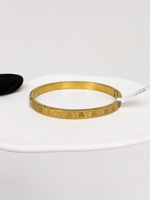 Roman Numeral Bracelet - gold (BRAC/001)