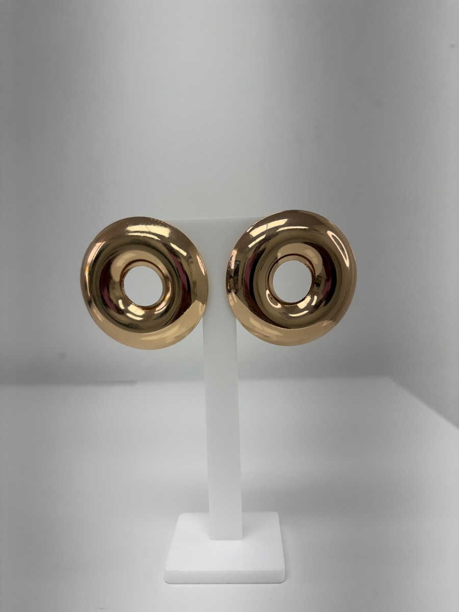 Large Circle Earring - rose gold (EARR/003)