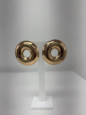 Large Circle Earring - rose gold (EARR/003)