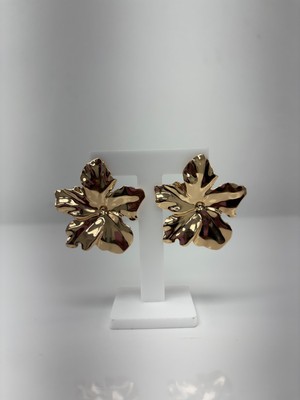 Large Flower Earring - gold (EARR/002)