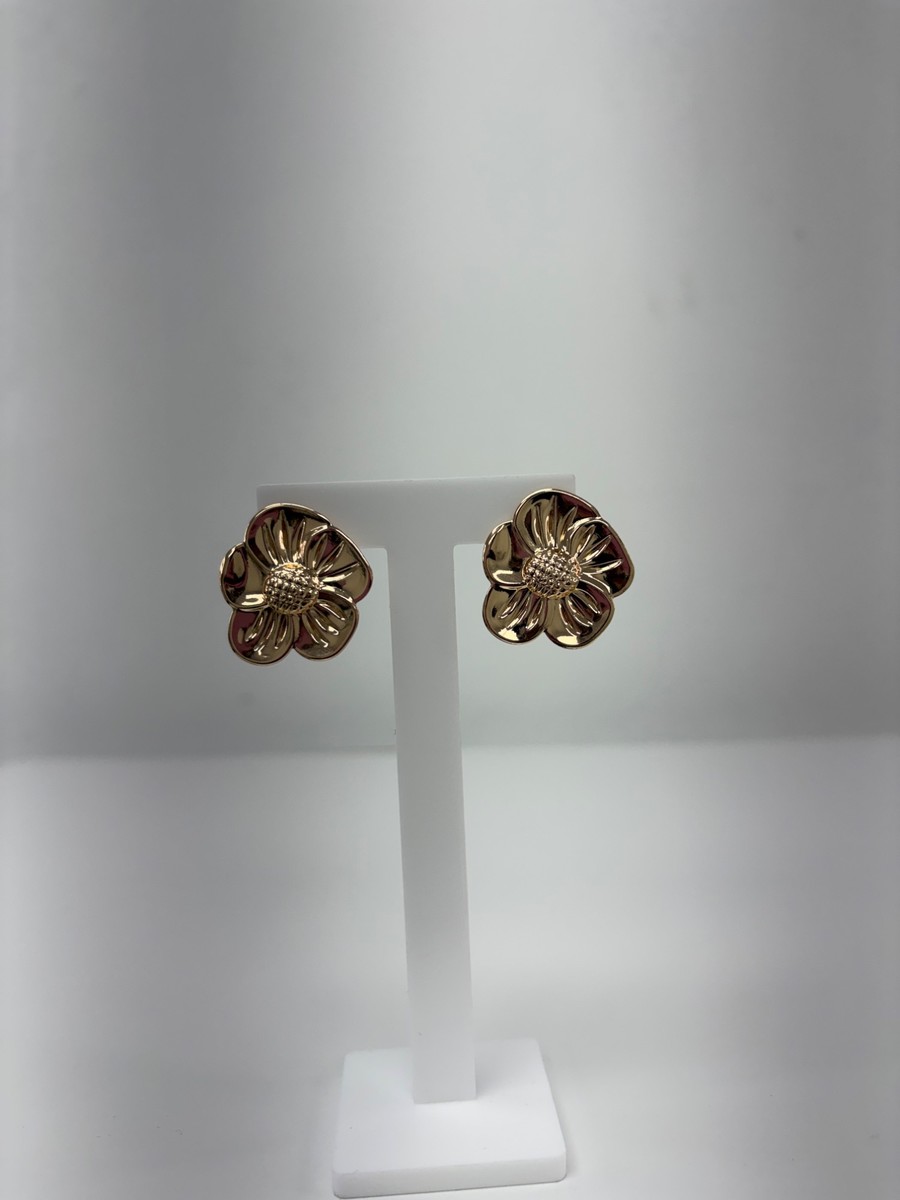 Small Flower Earring - rose gold (EARR/001)