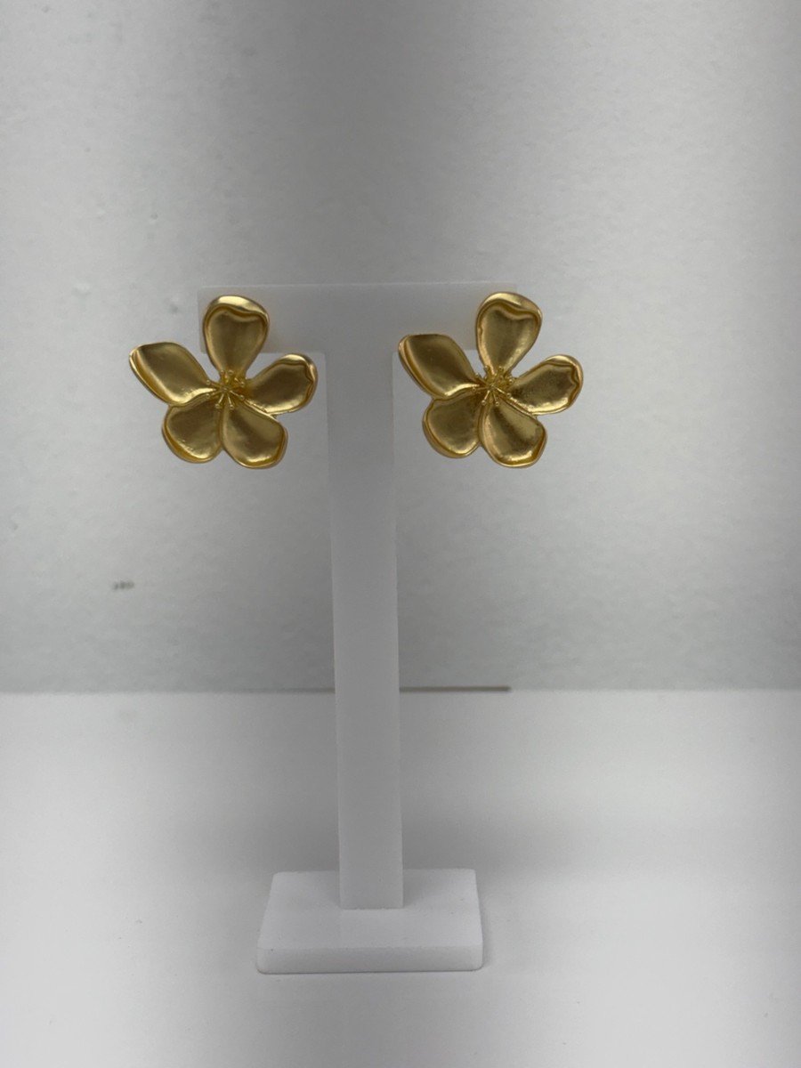 Large Flower Earring - gold (JLRY004)