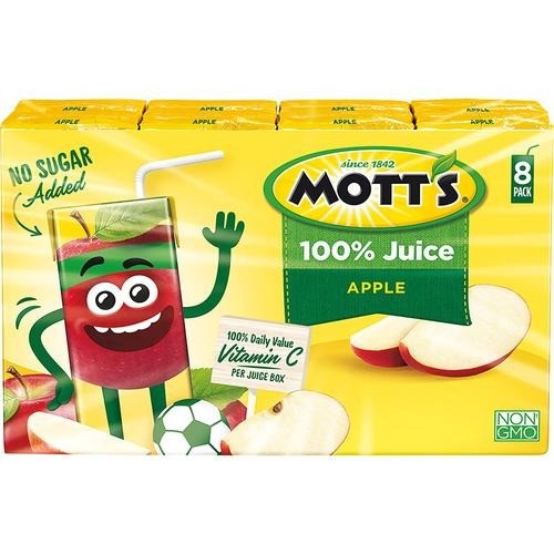 Motts Apple Juice 200ml 8pk
