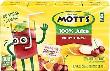 Motts Fruit Punch 200ml 8pk