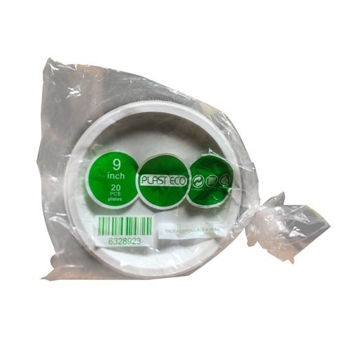 Plast Eco Plastic Plates 20pk