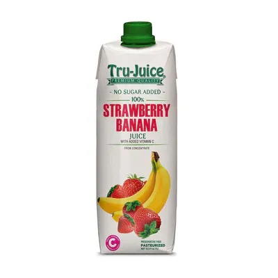 Tru-Juice Strawberry Banana NSA 1L