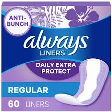Always Daily Liners Regular 60pk