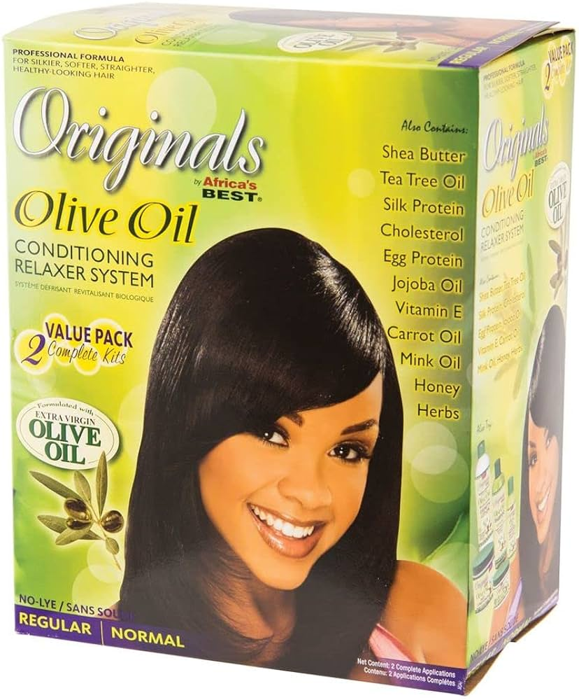 Olive Oil Twin Relaxer Kit