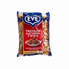 Eve TriColour Macaroni Twists 200g