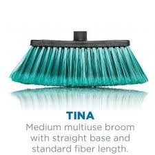 Kika Plastic Broom with Stick