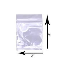 2x2 Baggies Transparent.