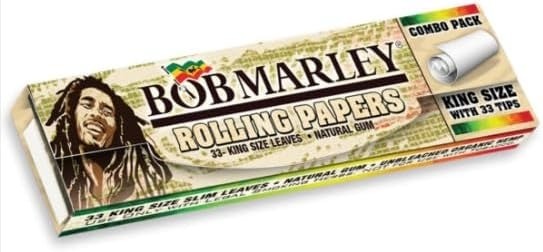 Bob Marley organic hemp king size + tips