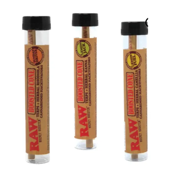 Raw boosted cones king size.