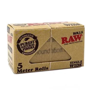 Raw classic 5 meter rolls  single wide