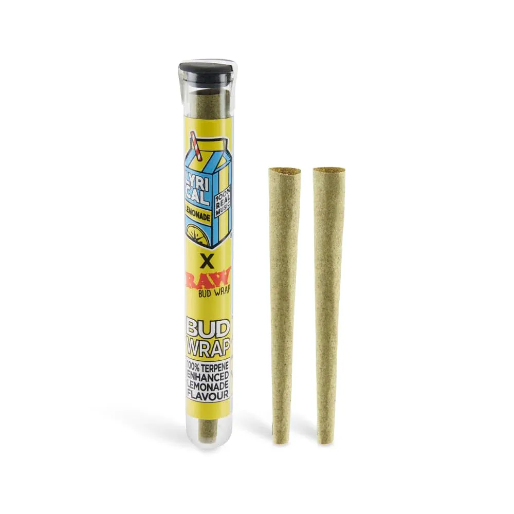 Raw lyrical bud wrap cones.