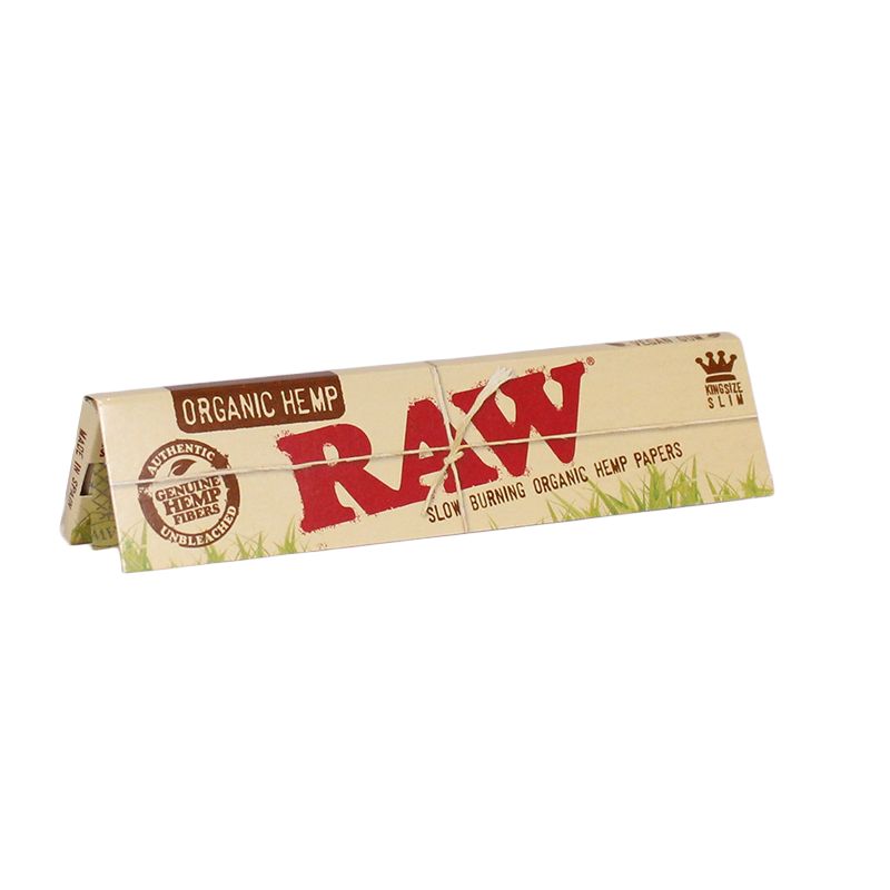 Raw organic hemp king size slim