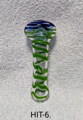 Glass One Hitter. 4-1/2 inch.
