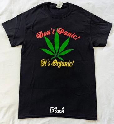 Don't Panic It's Organic Male T- Shirts.