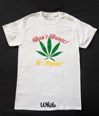 Don't Panic It's Organic Male T- Shirts.