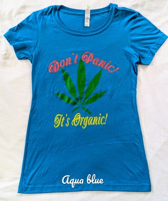 Don't Panic It's Organic Female Baby-T Stretchable T- Shirts.