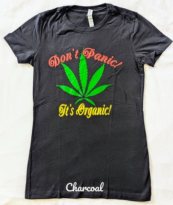 Don't Panic It's Organic Female Baby-T Stretchable T- Shirts.