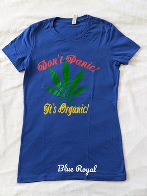 Don't Panic It's Organic Female Baby-T Stretchable T- Shirts.