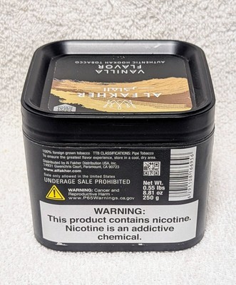 Hookah Shisha 250g Vanilla Flavor.