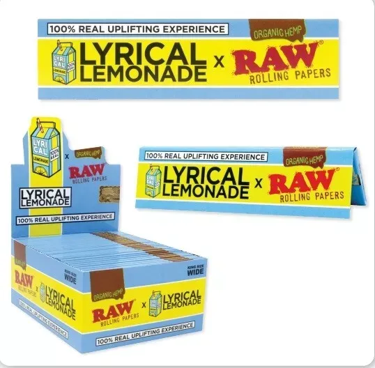 Raw lyrical X lemonade  king size papers.
