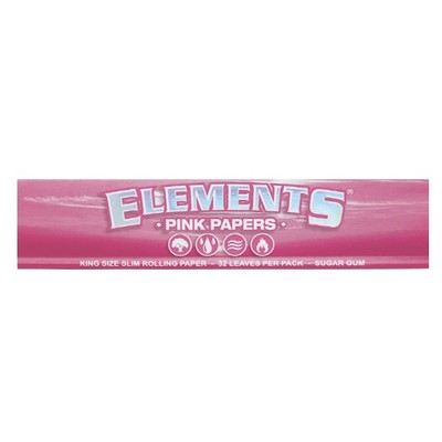Elements Pink King Size Rolling Papers.