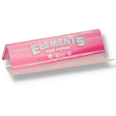 Elements Pink King Size Rolling Papers.