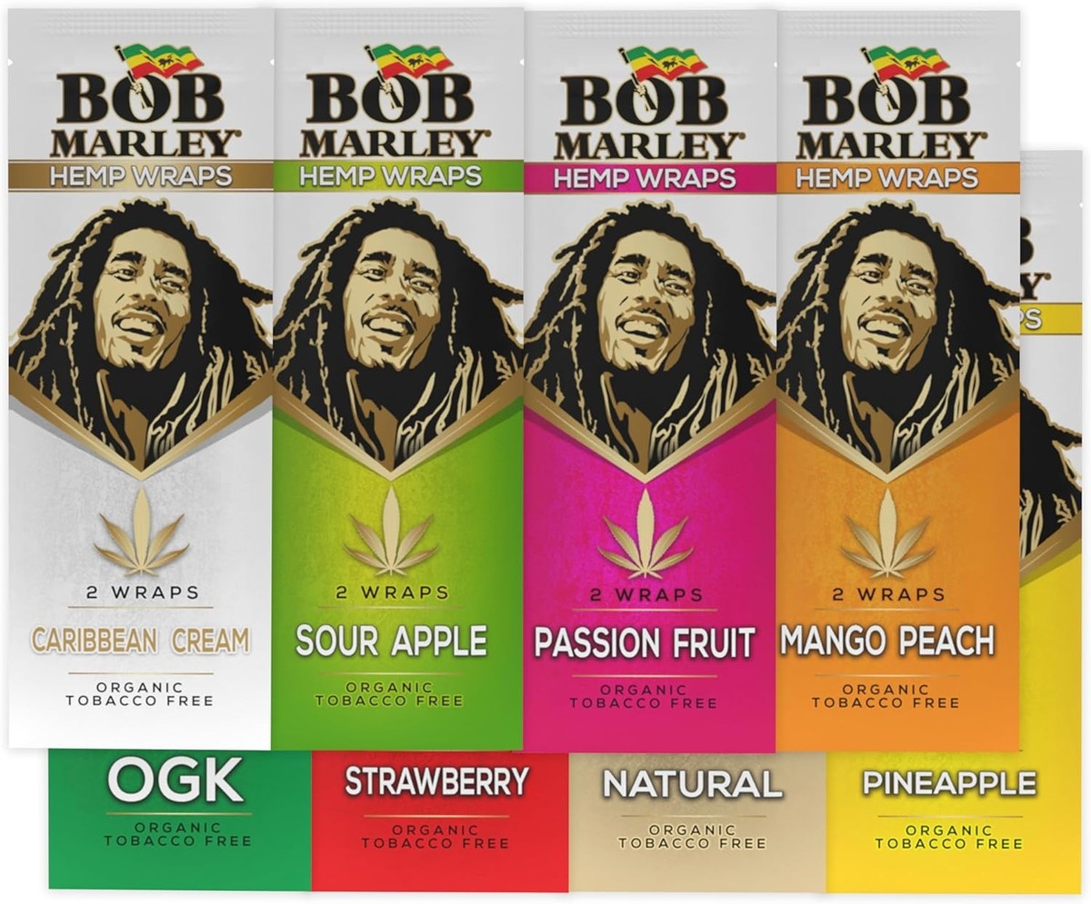 Bob Marley - Organic Blunt Wraps - Tobacco Free