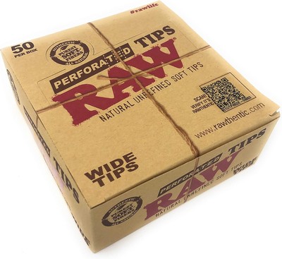 RAW Perforated Wide Filter Tips.