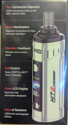 Yocan HIT 2 dry herb vaporizer.