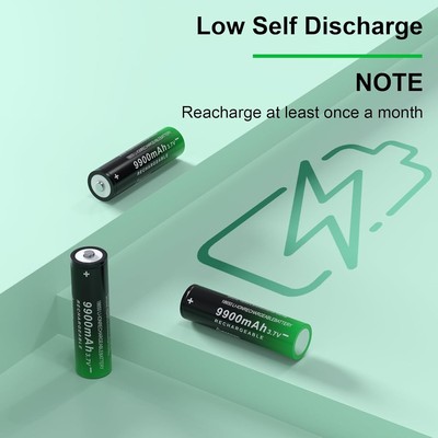 GTL EvreFire 18650 Rechargeable Battery. Raised + Side.