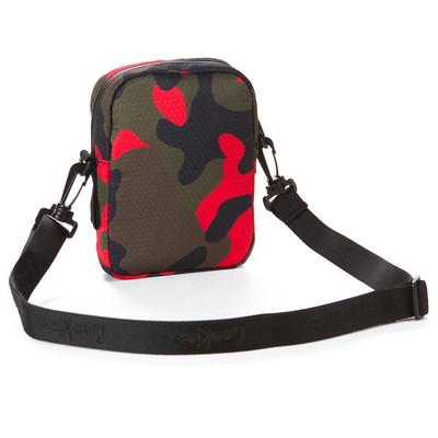 Cookies Layers Smell Proof Nylon Shoulder Bag Red Camo.