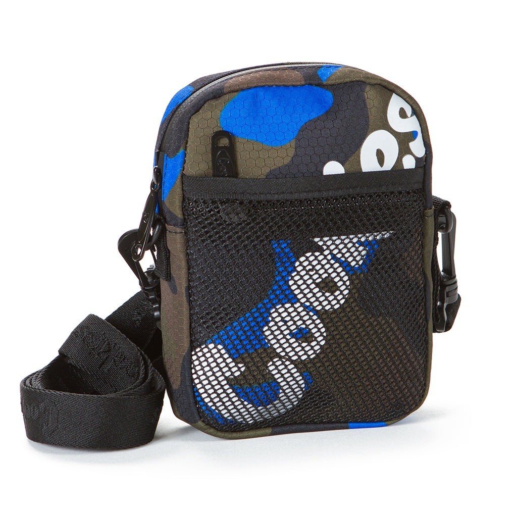 Cookies Layers Smell Proof Nylon Shoulder Bag Navy Camo.