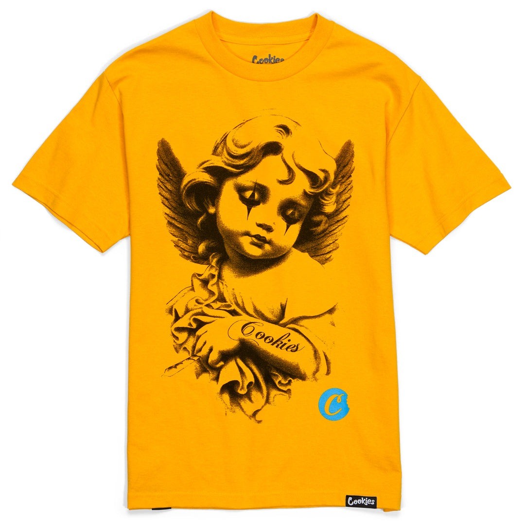 Cookies Angel Eyes Tee - Gold Size -2XL.