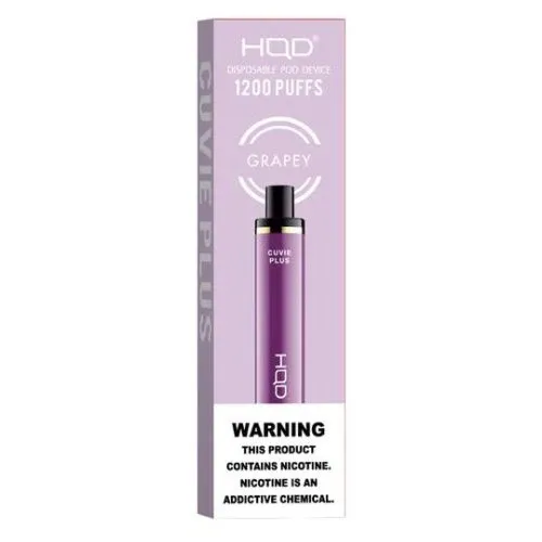 HQD Cuvie Plus 1200 puff. Grapey.