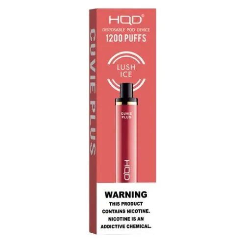 HQD Cuvie Plus 1200 puff. Lush Ice.