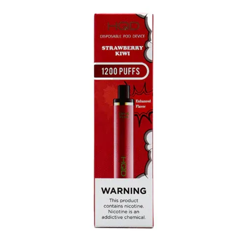 HQD Cuvie Plus 1200 puff. Strawberry Kiwi.